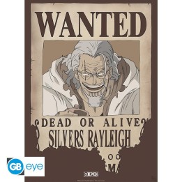ABYSTYLE ONE PIECE - Poster: "Wanted Rayleigh" (52x38)