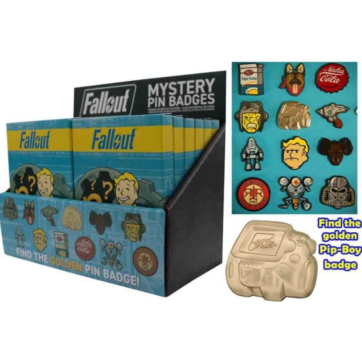 99395 - Fallout World Pin Badge Display Mystery Pin Badge (12)
