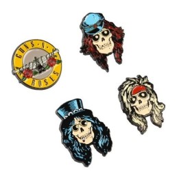 ERIK. SET DI 4 SPILLETTE BADGE GUNS N ROSES