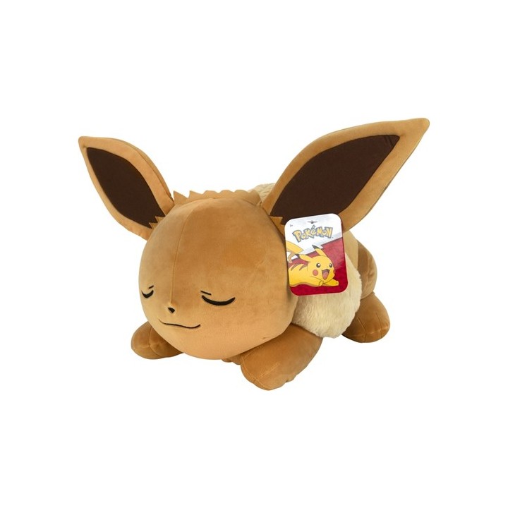 JAZWARES Peluche: Pokemon - Sleeping Eevee 45cm