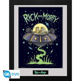 ABYSTYLE RICK AND MORTY - Poster incorniciato : "Navicella"