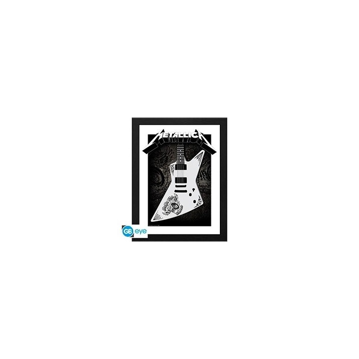ABYSTYLE METALLICA - Poster incorniciato: "Papa Het Guitar" (30x40)