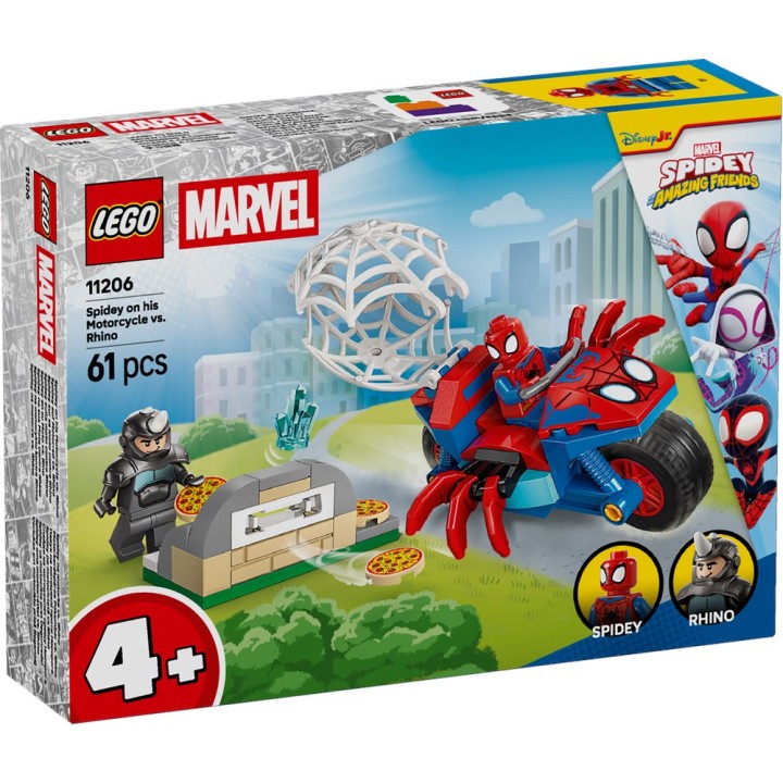 LEGO 11206 MARVEL: SPIDEY - Spidey sulla moto contro Rhino