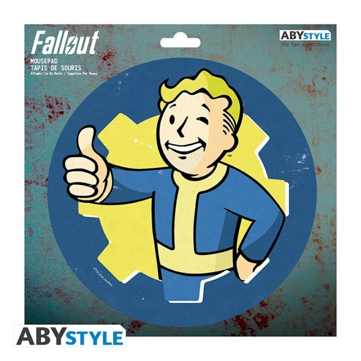 ABYSTYLE FALLOUT - Tappetino Mouse Flessibile: "Vault Boy"