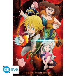 ABYSTYLE THE SEVEN DEADLY SINS - Poster grande: "Characters" (91.5x61)
