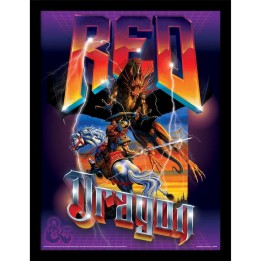PYRAMID Dungeons & Dragons - Poster Incorniciato : Red Dragon