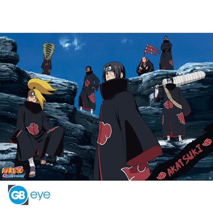 NARUTO SHIPPUDEN - Poster Maxi 91.5x61 : " Akatsuki"