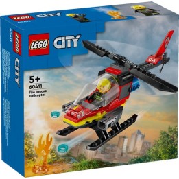 LEGO 60411 CITY Elicottero dei pompieri