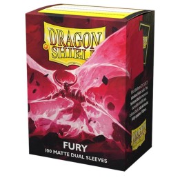 DRAGON SHIELD Dual Matte Sleeves - Fury 'Alaric, Crimson King' (100 Sleeves)