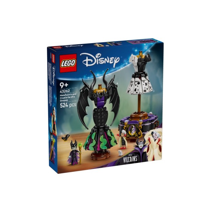 LEGO 43262 DISNEY - Abiti di Malefica e Crudelia De Mon