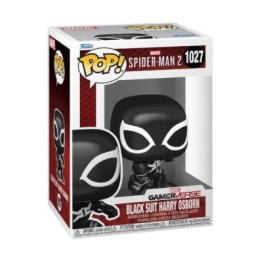 FUNKO POP Games: Spider-man 2 Video Game- HARRY OSBORN (BLACK SUIT) 9 cm (DAMAGED BOX)
