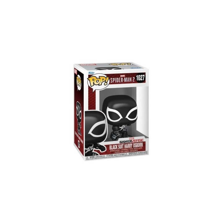FUNKO POP Games: Spider-man 2 Video Game- HARRY OSBORN (BLACK SUIT) 9 cm (DAMAGED BOX)