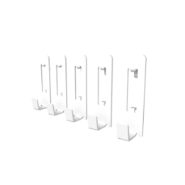 DEZCTOP ACC. 5 GANCI DA-DBHOOK-WH1 BIANCO