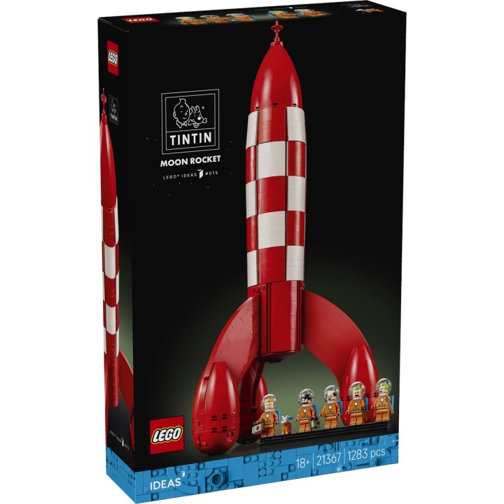 LEGO 21367 IDEAS - Razzo lunare di Tintin
