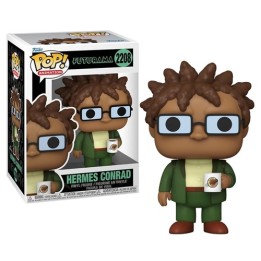 FUNKO POP Animation: Futurama - 2208 Hermes Conrad With Mug 9cm