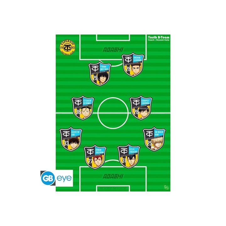 ABYSTYLE AO ASHI - Poster piccolo: "Squad-B Formation" (52x38)