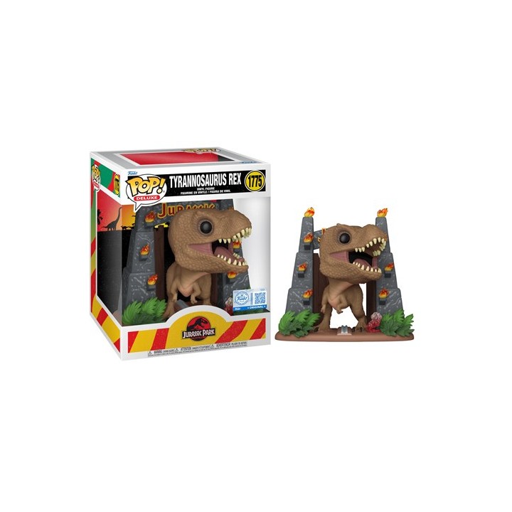 FUNKO POP Deluxe: Jurassic Park - 1775 T-Rex With Gates (Exclusive) R.