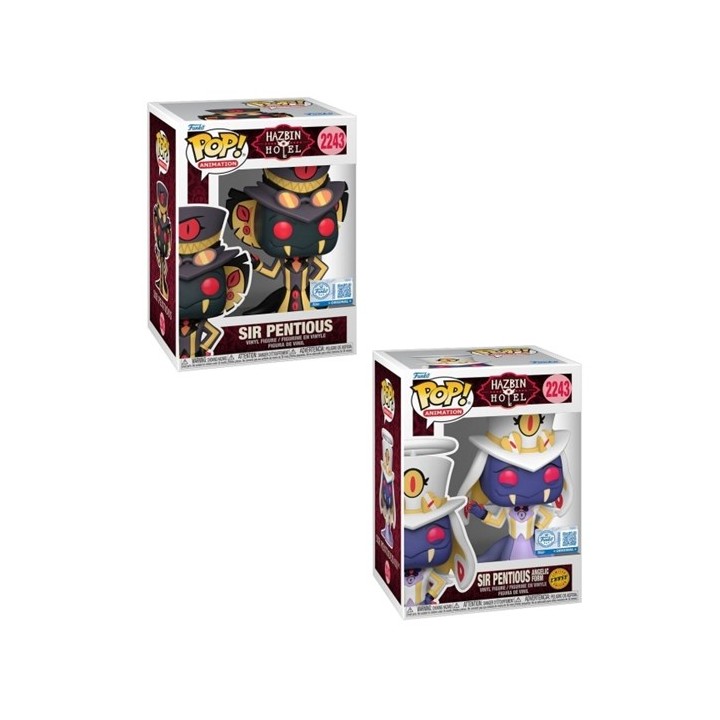 FUNKO POP Animation: Hazbin Hotel - 2243 Sir Pentious With Chase (Exc.