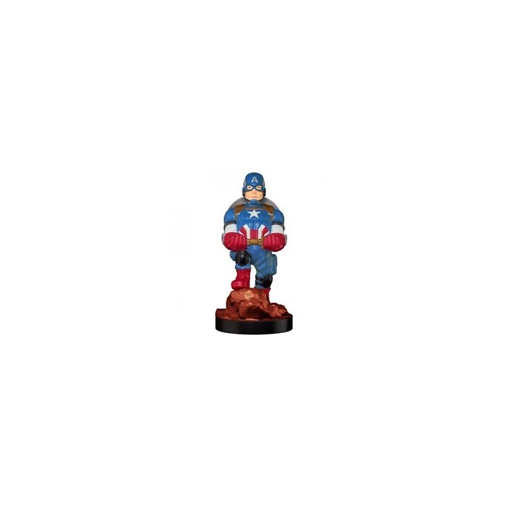 MARVEL AVENGERS CAPTAIN AMERICA CABLE GUY (porta smartphone/controller + cavo USB 2 metri separato)