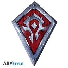 ABYSTYLE WORLD OF WARCRAFT - Targa in metallo: "Scudo orda" (28x38cm)