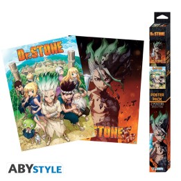ABYSTYLE DR STONE - Set 2 Poster: "Group & Artwork" (52x38)