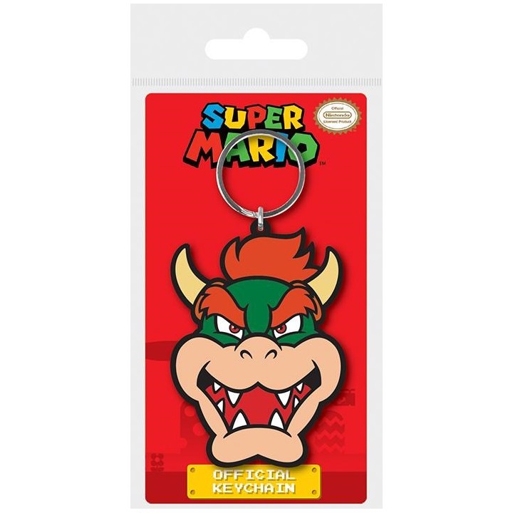 PYRAMID NINTENDO SUPER MARIO - PORTACHIAVI IN GOMMA: BOWSER