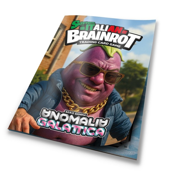 SKIFIDOL Italian Brainrot Album Serie 3 Gamma Anomalia Galattica + bustina 7 carte Serie 3 Gamma