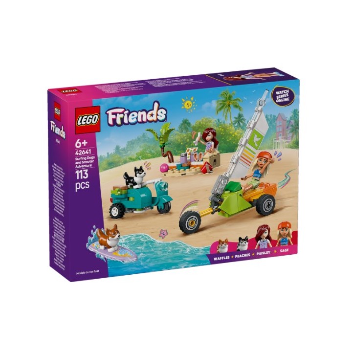 LEGO 42641 Avventure canine su windskate e sidecar