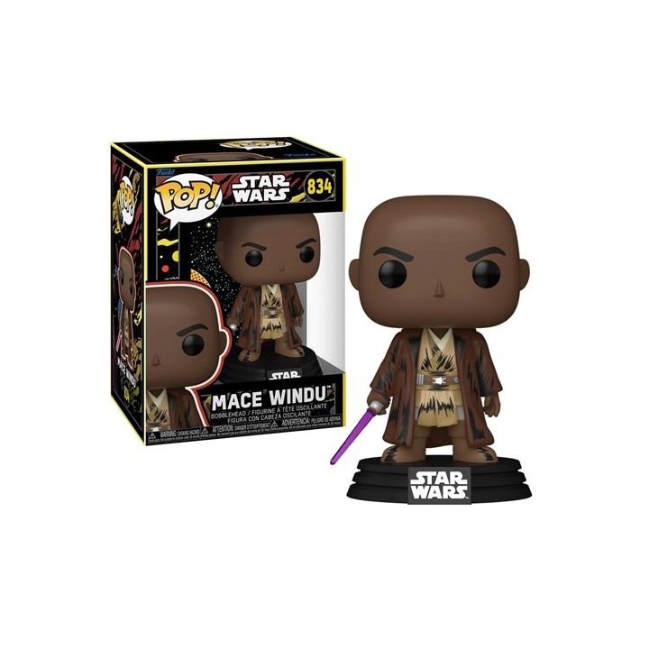 FUNKO POP Star Wars - 834 Mace Windu (Retro) 9cm