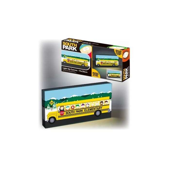 PYRAMID SOUTH PARK (SCHOOL BUS) LETTERBOX LIGHT UP CANVAS