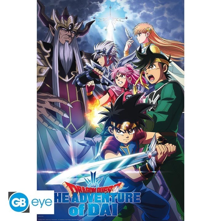 ABYSTYLE DRAGON QUEST - Poster grande: "Dai vs Dark King" (91.5x61)