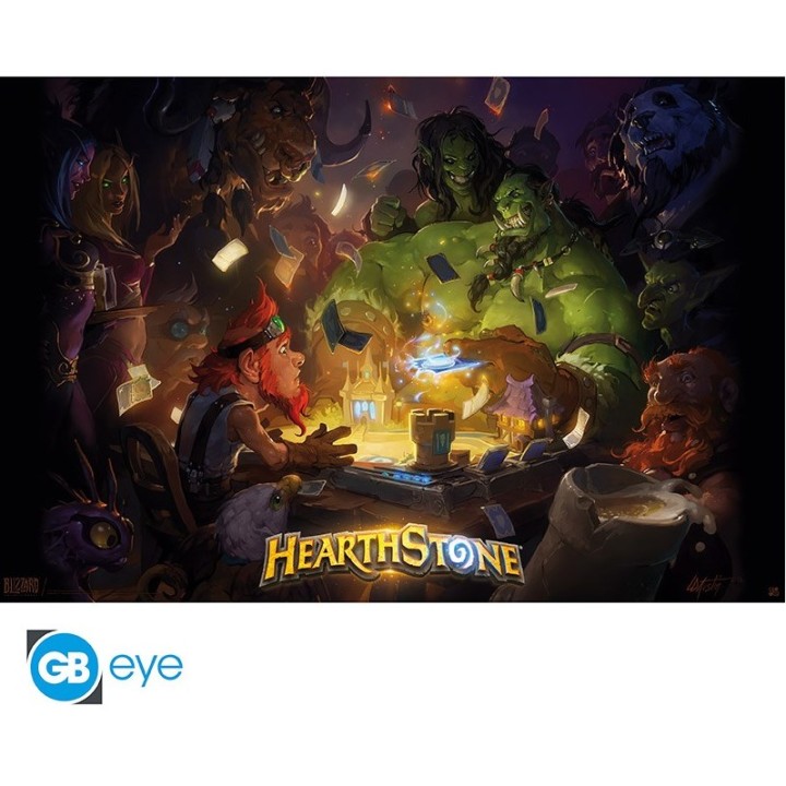 ABYSTYLE HEARTHSTONE - Poster Maxi 91.5x61 : "Key Art"