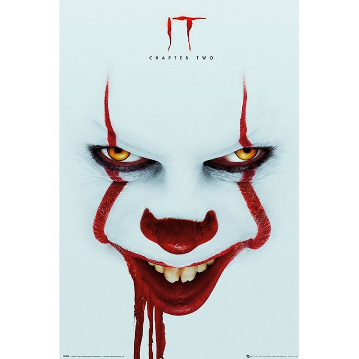 ABYSTYLE IT - Poster grande: "Pennywise Close Up" (91.5x61)