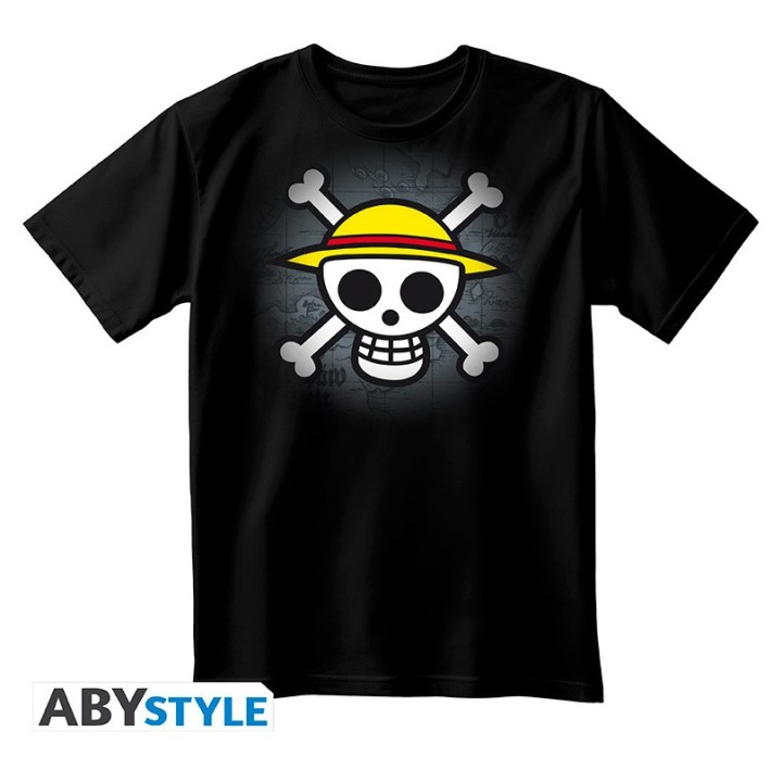 ONE PIECE - Tshirt unisex black - Classic Skull - Large - Unisex T-shirts