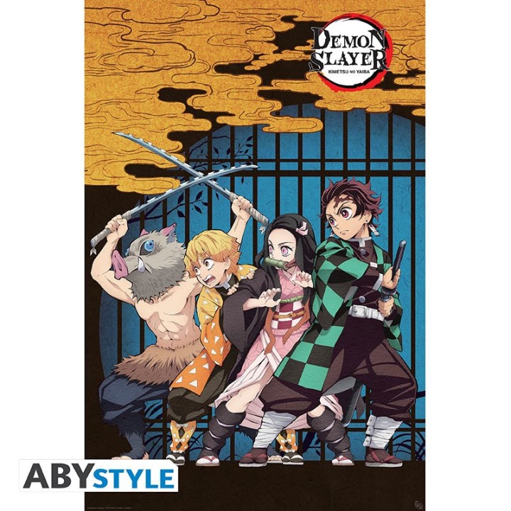 ABYSTYLE DEMON SLAYER - Poster grande: "Group" (91.5x61)