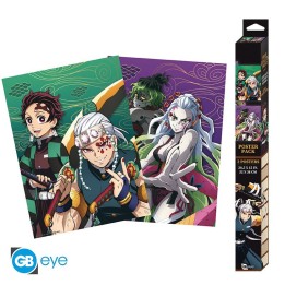 ABYSTYLE DEMON SLAYER - Set 2 Posters: "Entertainment District" (52x38)