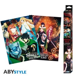 ABYSTYLE THE SHIELD HERO - Set 2 Poster: Group & Duo ( 52x38)