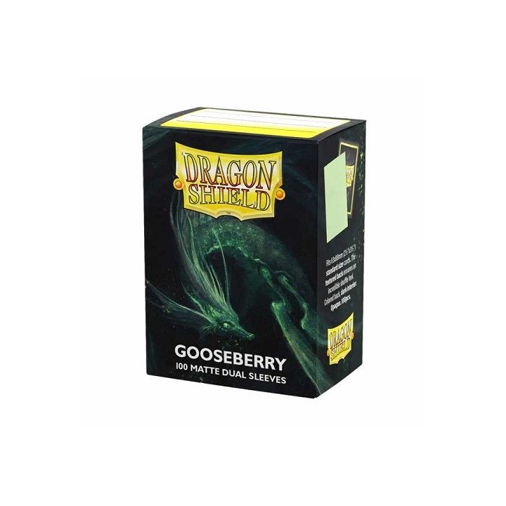DRAGON SHIELD Dual Matte Sleeves - Gooseberry (100 Sleeves)