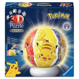 RAVENSBURGER Puzzle 3D Ball Nightlight Pokémon
