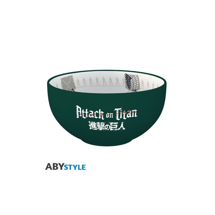 ABYSTYLE ATTACK ON TITAN - Bowl 600 ml: "Emblems S3"