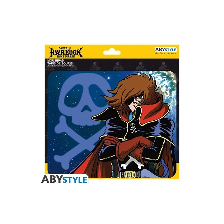 ABYSTYLE ALBATOR - Flexible Mousepad : "Harlock & emblem"