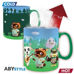 ABYSTYLE ANIMAL CROSSING - Mug Heat Change- 460 ml -Island Welcome ca.