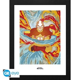 ABYSTYLE AVATAR - Poster incorniciato: "Aang Avatar State"