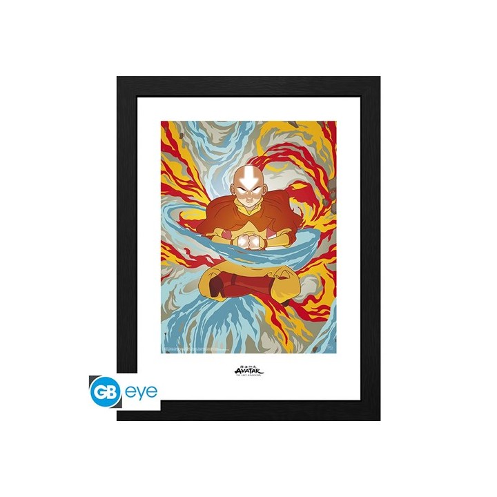 ABYSTYLE AVATAR - Poster incorniciato: "Aang Avatar State"