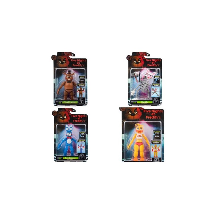 JAZWARES Figure: Five Nights At Freddy's - Assortito 6pz 12cm