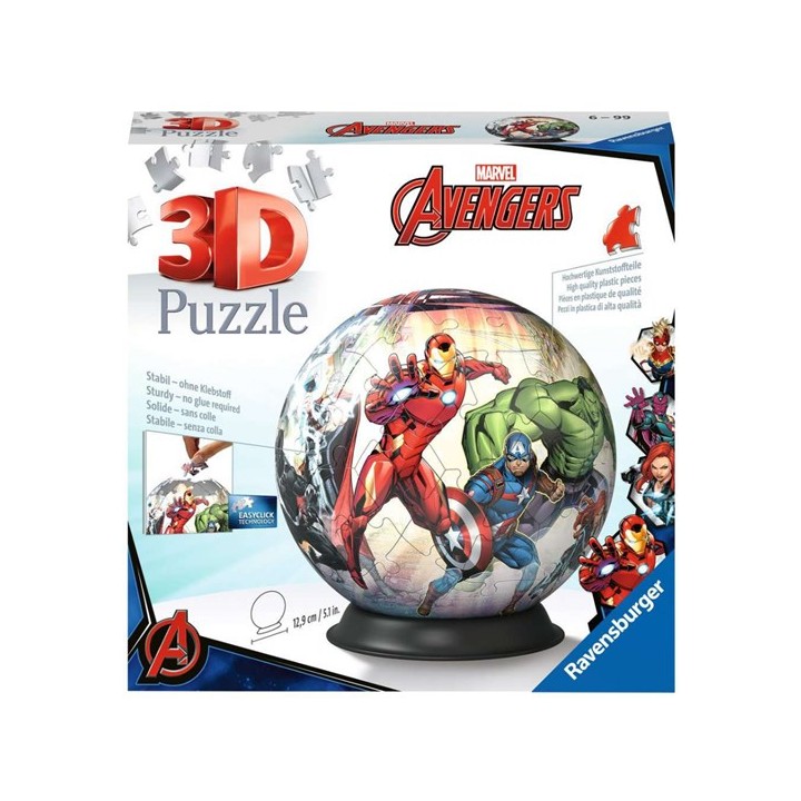 RAVENSBURGER Puzzleball 72 pc - Avengers