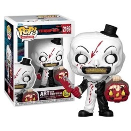 FUNKO POP Movies: Terrifier - 2169 Art With Steve's Head (Glow In The.