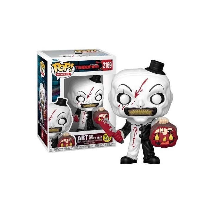 FUNKO POP Movies: Terrifier - 2169 Art With Steve's Head (Glow In The.