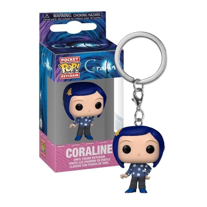 FUNKO POP Keychain: Coraline - Coraline Sweater