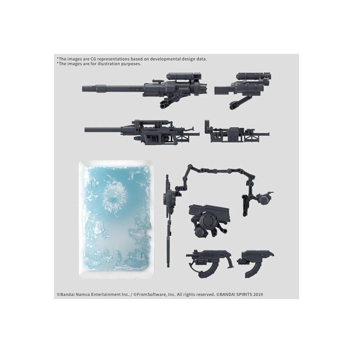 BANDAI 30MM OPTION PARTS SET ARMORED CORE VI FIRES OF RUBICON WEAPON..